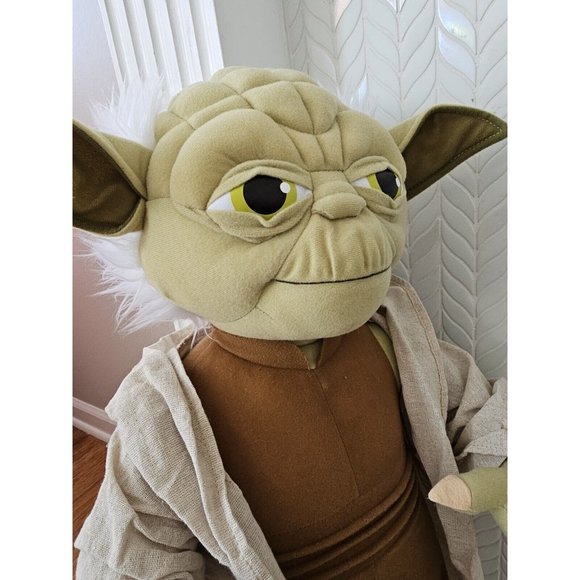 RARE Star Wars Plush Yoda 26" - Store Display 2013 Jumbo HTF Realistic Lucasfilm - Picture 4 of 12